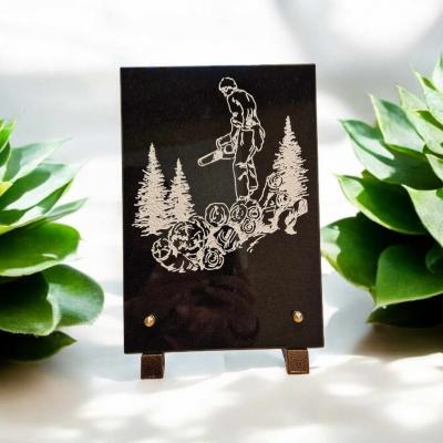 PC263 - Plaque bûcheron 100€